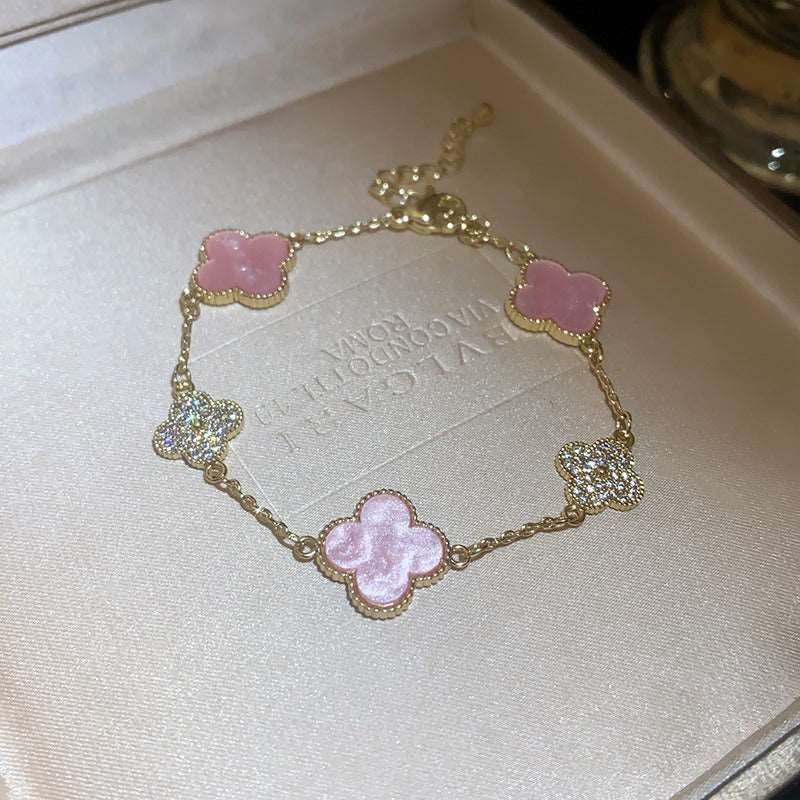 Victoria Four Clover Gold Bracelet