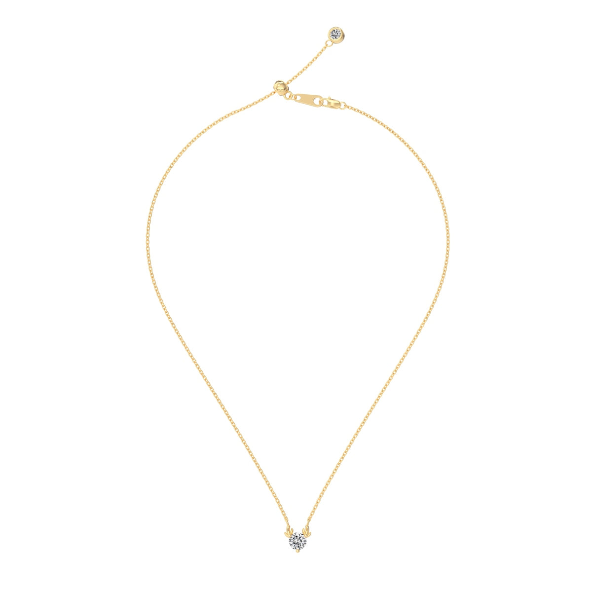 GOLD PLATED CHRISTMAS ‘’DEER ELK” NECKLACE