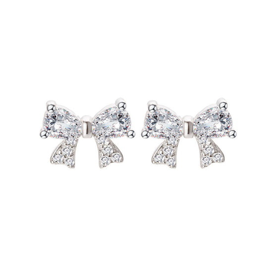 "SPARKLE BOW" EARRINGS