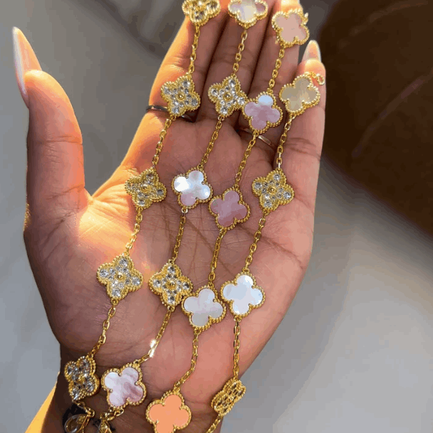 Victoria Four Clover Gold Bracelet