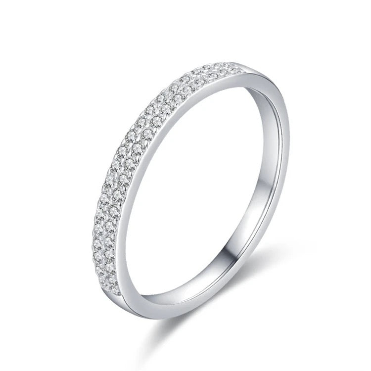 "AVA" STERLING SILVER RING