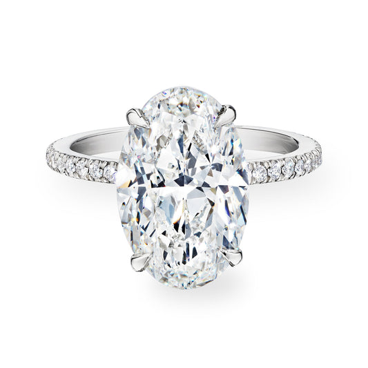"OVAL DIAMOND" RING
