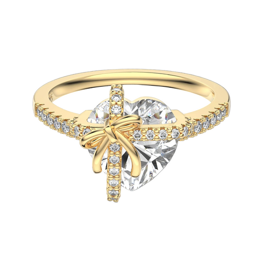 Heart Gemstone Promise Ring| Limited Edition