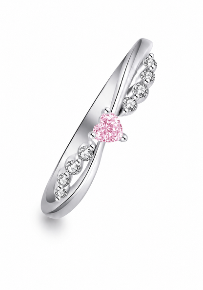 Pink Heart Promise Ring