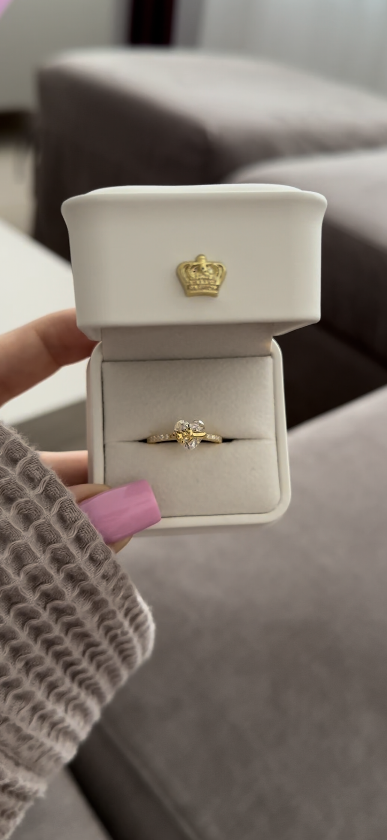 【早い者勝ち】 herlipto Be Mine Pave Heart Ring 早い者勝ち】 herlipto Be Mine Pave Heart Ring