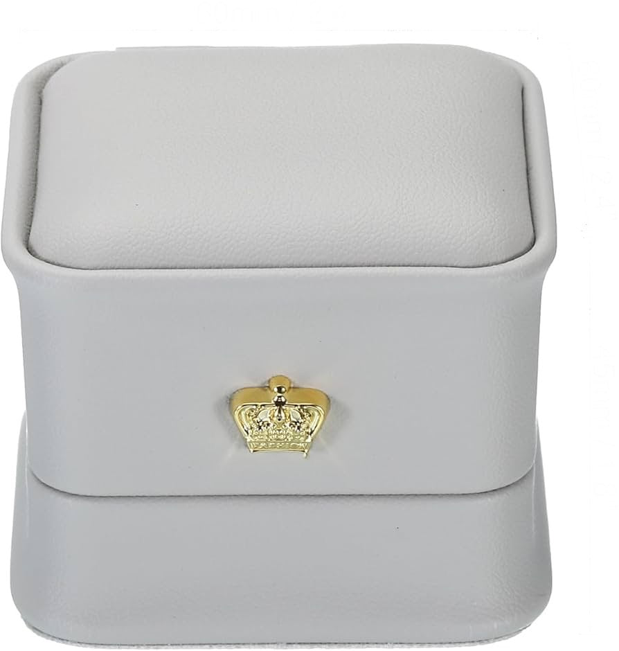 GREY LUXE PROPOSAL RING BOX