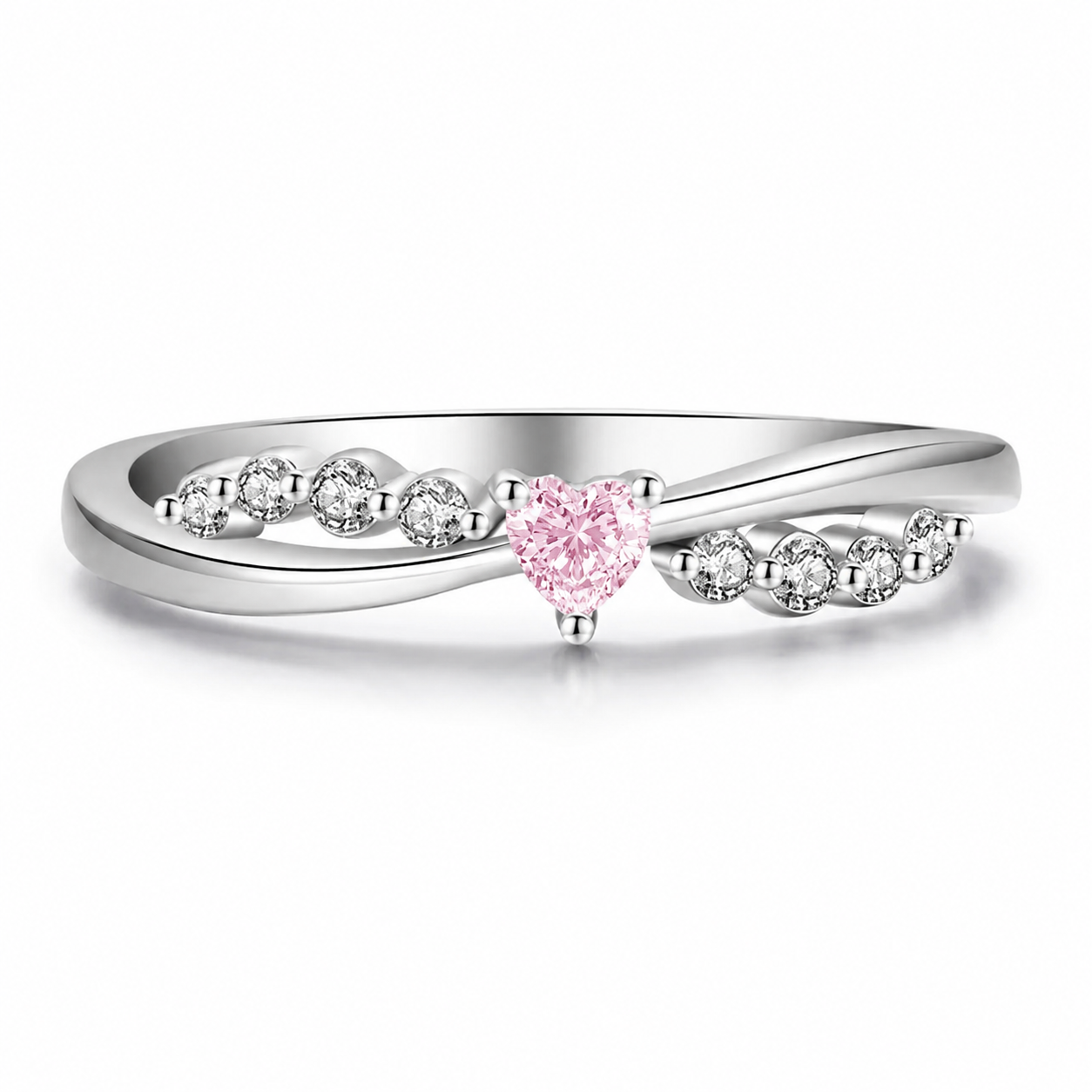 Pink Heart Promise Ring