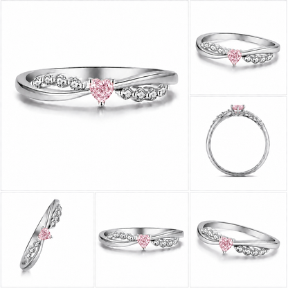 Pink Heart Promise Ring