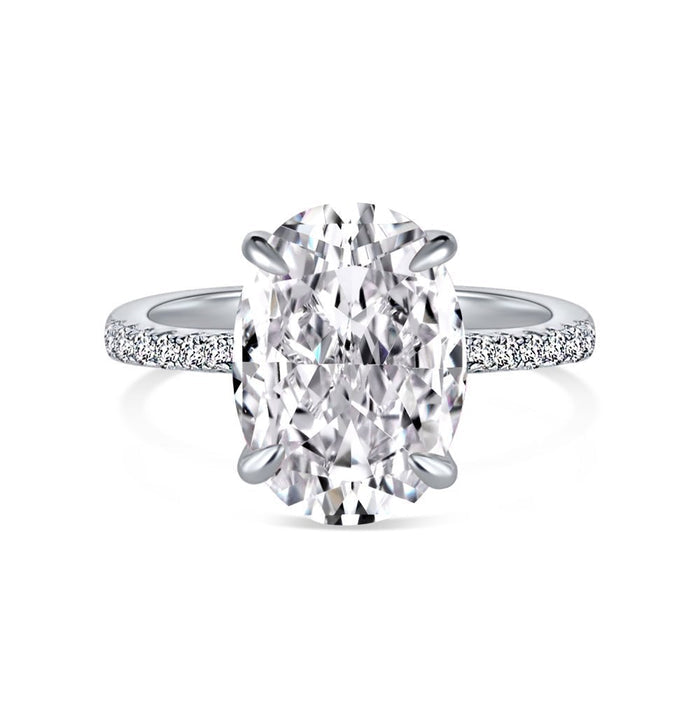 "OVAL DIAMOND" RING