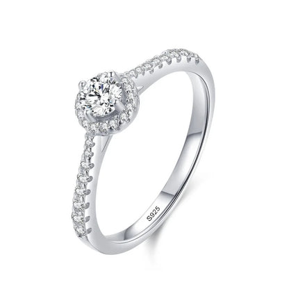 "ROUND DIAMOND PROMISE" RING